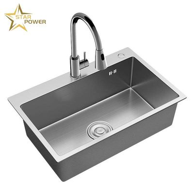 Cuenca de mano de acero inoxidable Aplicaciones de cocina de 2 kg de capacidad estilo de lujo