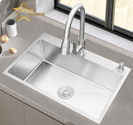 Lavadero de mano de acero inoxidable resistente de varios calibres para cocinas domésticas