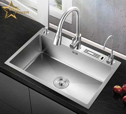 Lavadero de mano de acero inoxidable resistente de varios calibres para cocinas domésticas