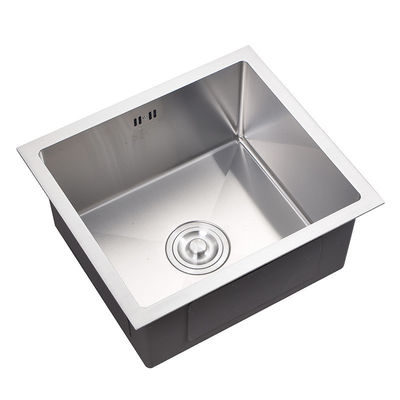 Lavatorio de cocina personalizado de acero inoxidable lavamanos hechos a mano de alta calidad