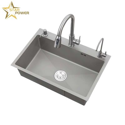 Lavadero a medida Lavadero de cocina hecho a mano Lavadero de acero inoxidable