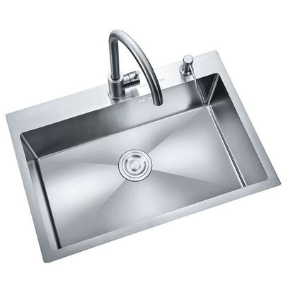 304 fregadero de acero inoxidable lavado a mano duradero