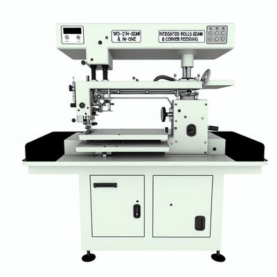 Máquina de prensado integrada de costura de rodadura y esquina de dos en uno
