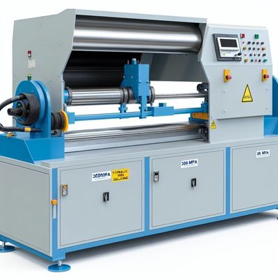 Máquina de laminado de costura de soldadura hidráulica de 30 MPa para fregaderos de cocina