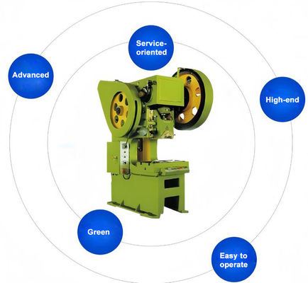 Prensa de punzonado de acero CNC industrial de 160T con presión nominal de 400KN y carrera del deslizador de 100MM