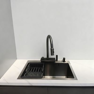 Buen precio Cuenco de cocina de lujo de acero inoxidable 316 con profundidad de tazón de 250-300 mm y panel engrosado de 1,8-2,0 mm en línea