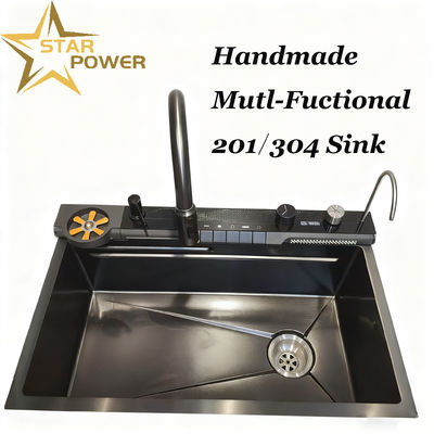 Buen precio PVD artesanal con vacío revestido de acero inoxidable hecho a mano mono/doble tazón en línea