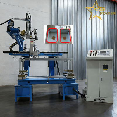 Máquina de soldadura de fregadero de acero inoxidable de control CNC con sujeción neumática y voltaje de 220V para paneles de fregadero hechos a mano