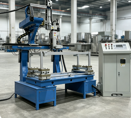 Buen precio Máquina de soldadura plana CNC de cuatro lados. Equipo de soldadura automática de alta eficiencia con un solo clic para la línea de fabricación de metal de lavabo de cocina de acero inoxidable 304. en línea
