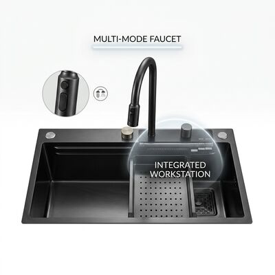 Buen precio Fregadero de cocina de montaje superior / encastrable de acero inoxidable 304 de grado alimenticio, fregadero de cocina de doble seno, montaje superior pulido de 900 mm, seno de 250 mm de profundidad | Profundidad de seno personalizada disponible | Calibre de acero personalizado disponible en línea