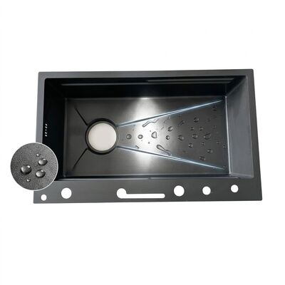 Buen precio Drop-In 30x18 Double Bowl Kitchen Sink SUS304 Handmade 50/50 Split 18 Gauge en línea
