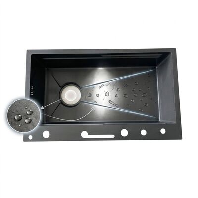 Buen precio 34 Inch Undermount Double Bowl Kitchen Sink 50 50 SUS304 16 Gauge Zero Radius en línea