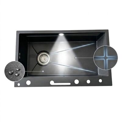 Buen precio 40 Inch Commercial Double Bowl Drop-In Kitchen Sink 16 Gauge with Drainboard en línea