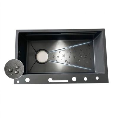 Buen precio 30 Inch Drop-In Double Bowl Kitchen Sink 22 Gauge with Two Faucet Holes en línea