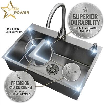 Buen precio 15 Inch Round Undermount Bar Sink SUS304 20 Gauge Stainless Steel with Basket Strainer online