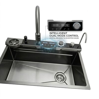 Buen precio 32 Inch Undermount Double Bowl Kitchen Sink 50/50 SUS304 16 Gauge with Bottom Grids online